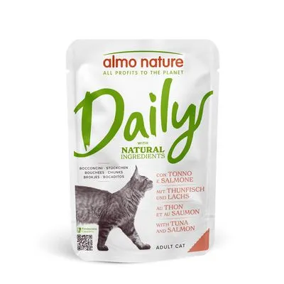 Lot Almo Nature Daily 12 x 70 g pour chat