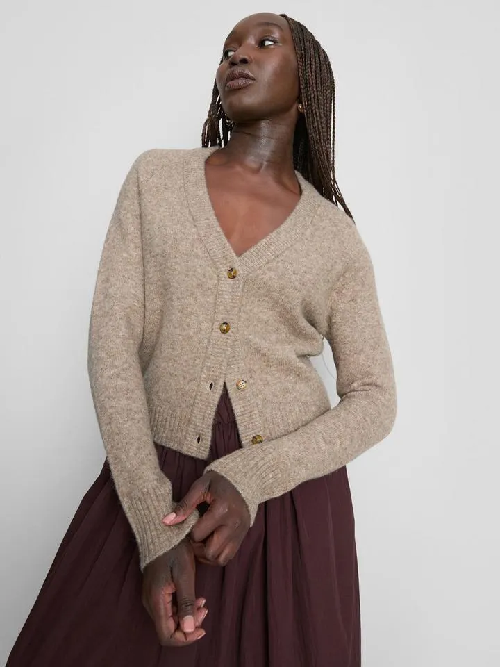 Gilet en maille à col en V