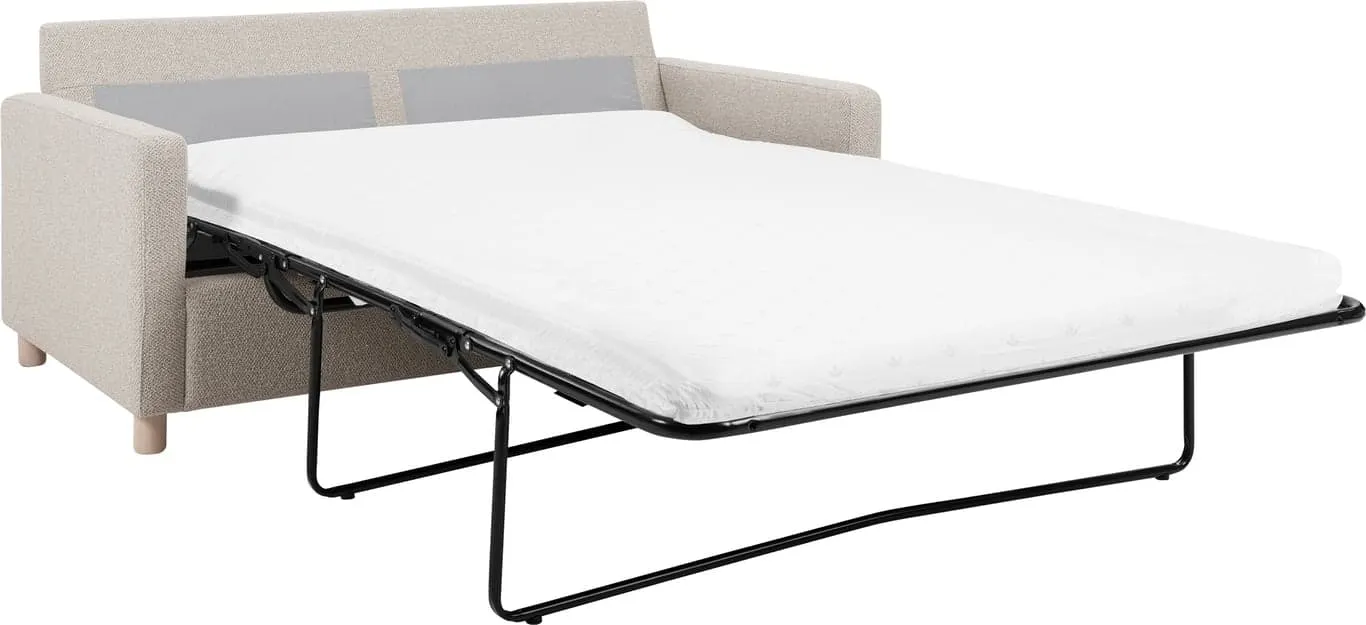 Sone lav sovesofa Modulsofa. 2,5 seter sovesofa i stoff Taffie Thule, farge beige