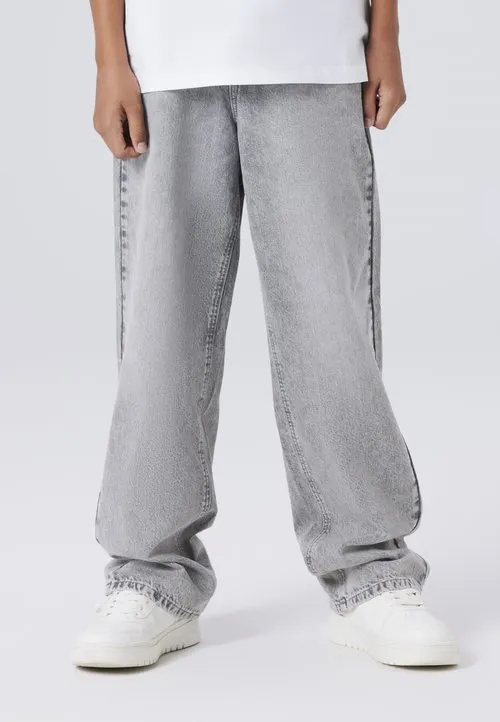 JEANS STRAIGHT FIT - Jeans relaxed fit - light grey denim