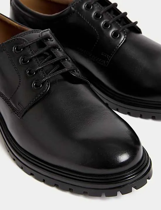 Leather Derby Shoes