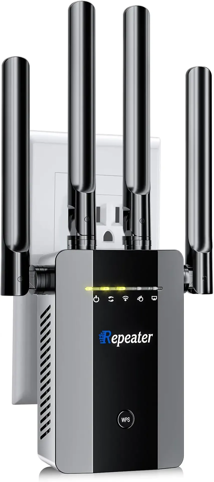 2026 New WiFi Extender Signal Booster for Home, 15715sq.ft Long Range WiFi Repeater Wireless Routers Signal Amplifier, Mesh WiFi 15X Faster Access Point with Ethernet Port, Easy Setup, 5 Working Mode