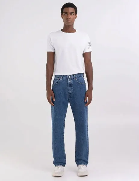 M9Z1 Straight Fit Jeans 901 Medium Blue