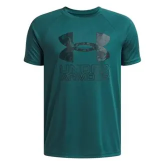 T-shirt à imprimé UA Tech Hybrid pour enfant