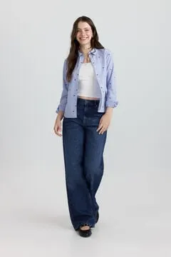 Camisa dibujo bordado