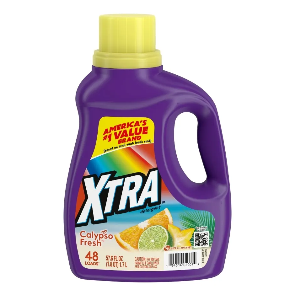 XTRA Liquid Laundry Detergent - Calypso Fresh, 57.6 fl oz.