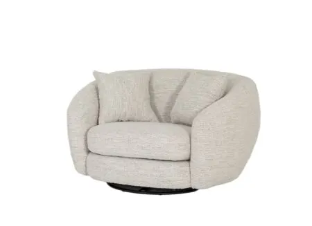 Draaifauteuil Rush 133x104x76cm - stof - cotton