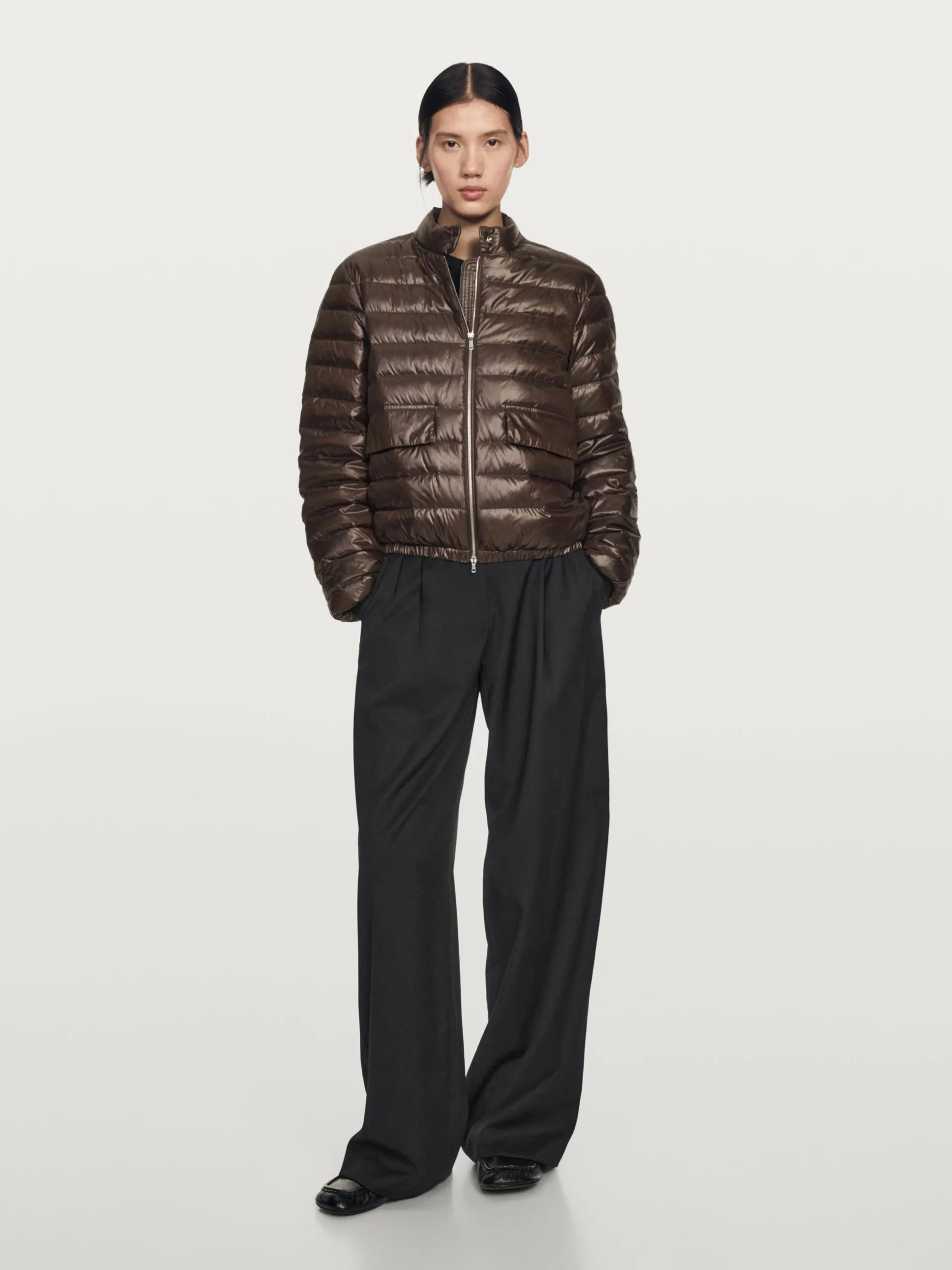 Péřová bunda water repellent