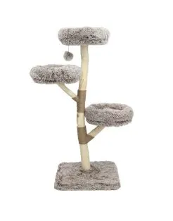 Adori Devoted Krabpaal Ambrose - Paal - Wit&Bruin 56x56x145 cm
