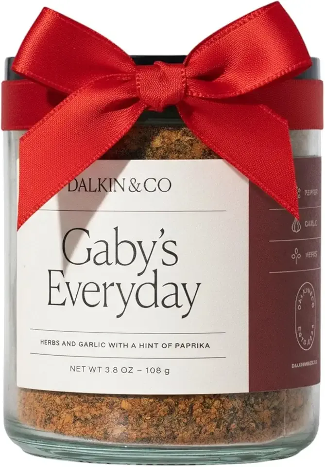 Dalkin & Co. Gaby's Everyday, Turkey Brine Herbs, Garlic & Smoky Paprika Blend, Versatile Cooking Seasoning for Pantry & Kitchen, Eco Friendly Reusable Jar, No Fillers or Additives, 3.8 oz