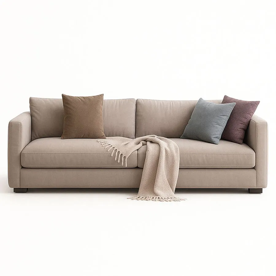 Sofá Skyline by Greco Magno 3 Cuerpos 200x90x85cm Beige