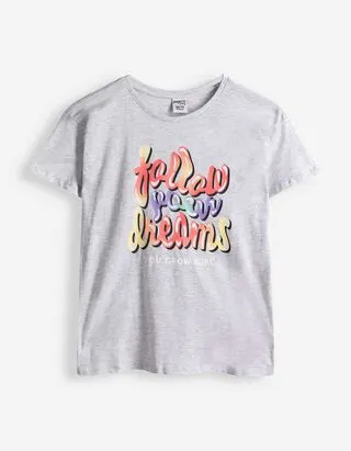 T-shirt - Stampa frontale - grigio chiaro