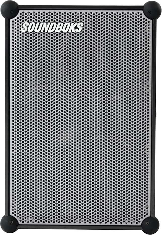SOUNDBOKS 4 – Bluetooth Performance Speaker – USB-C Charging Battery – Loudest Party Speaker with 40 Hours of Battery – Wireless and Portable Speaker - Designed in Denmark – 126dB (Metallic Gray)