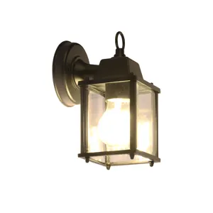 Applique classico da esterno Samboi nero IP44 E27 INSPIRE