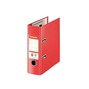 Brevordner Esselte No1 A5 75mm Sk. rød