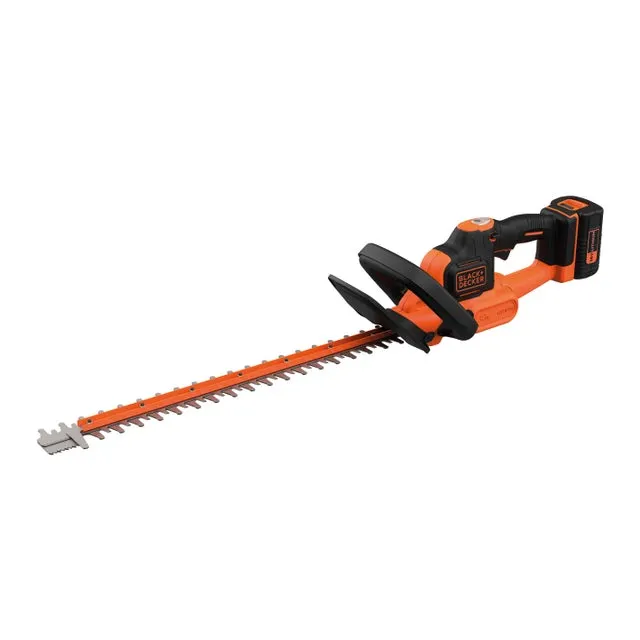 Tagliasiepi a batteria con spazzole al carbonio BLACK + DECKER BCHTS3625L1-QW lama da 55 cm 36 V 1 batteria inclusa con caricatore