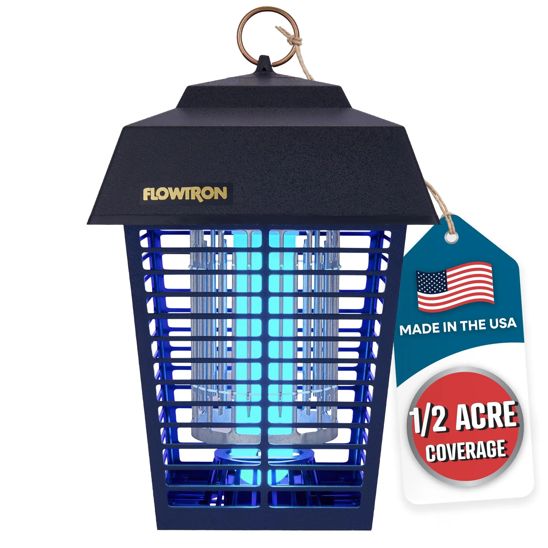 Bug Zapper - Mosquito Zapper with 1/2 Acre of Coverage - 15W Bulb and 5600V Killing Grid