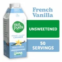 nutpods® Unsweetened Non Dairy French Vanilla made with Almonds and Coconuts Coffee Creamer