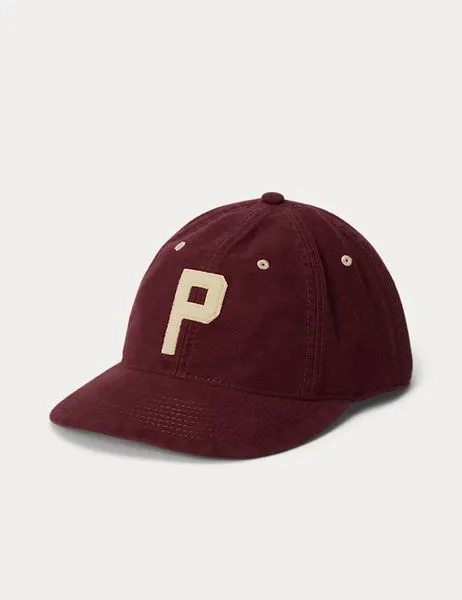 Felt-Patch Chamois Ball Cap Red Wine