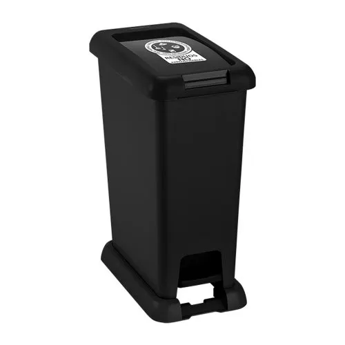 Basurero Rimax con pedal 20 lt negro