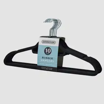 Lexington Rubber Coat Hanger 10pc