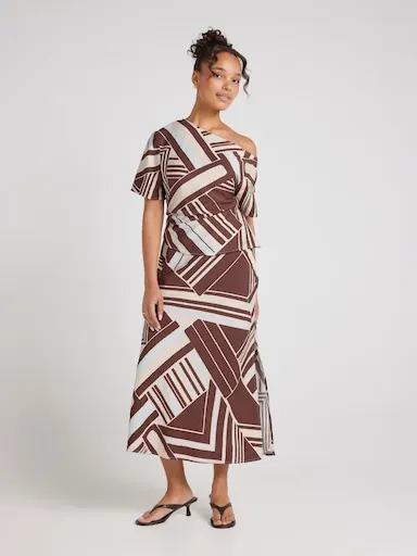 Kim A-Line Midi Skirt