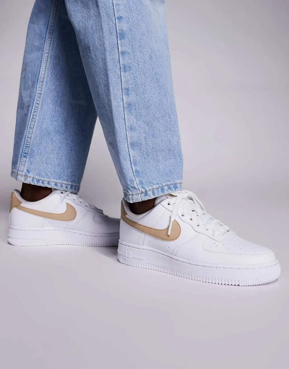 Nike Air Force 1 '07 NN trainers in white and beige