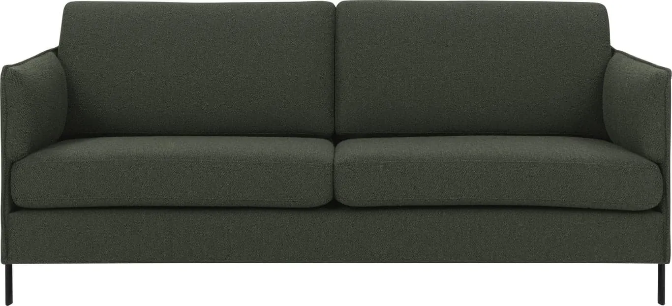 Sone høy 3-seter sofa Modulsofa. 3 seter i stoff Taffie Thule, armlene Y2.