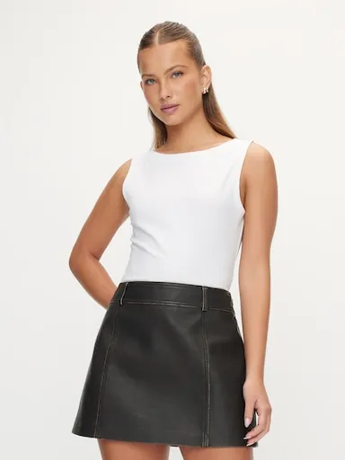 Dallas Pu Mini Skirt