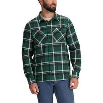 Chemise en flanelle sergée Feedback pour homme
