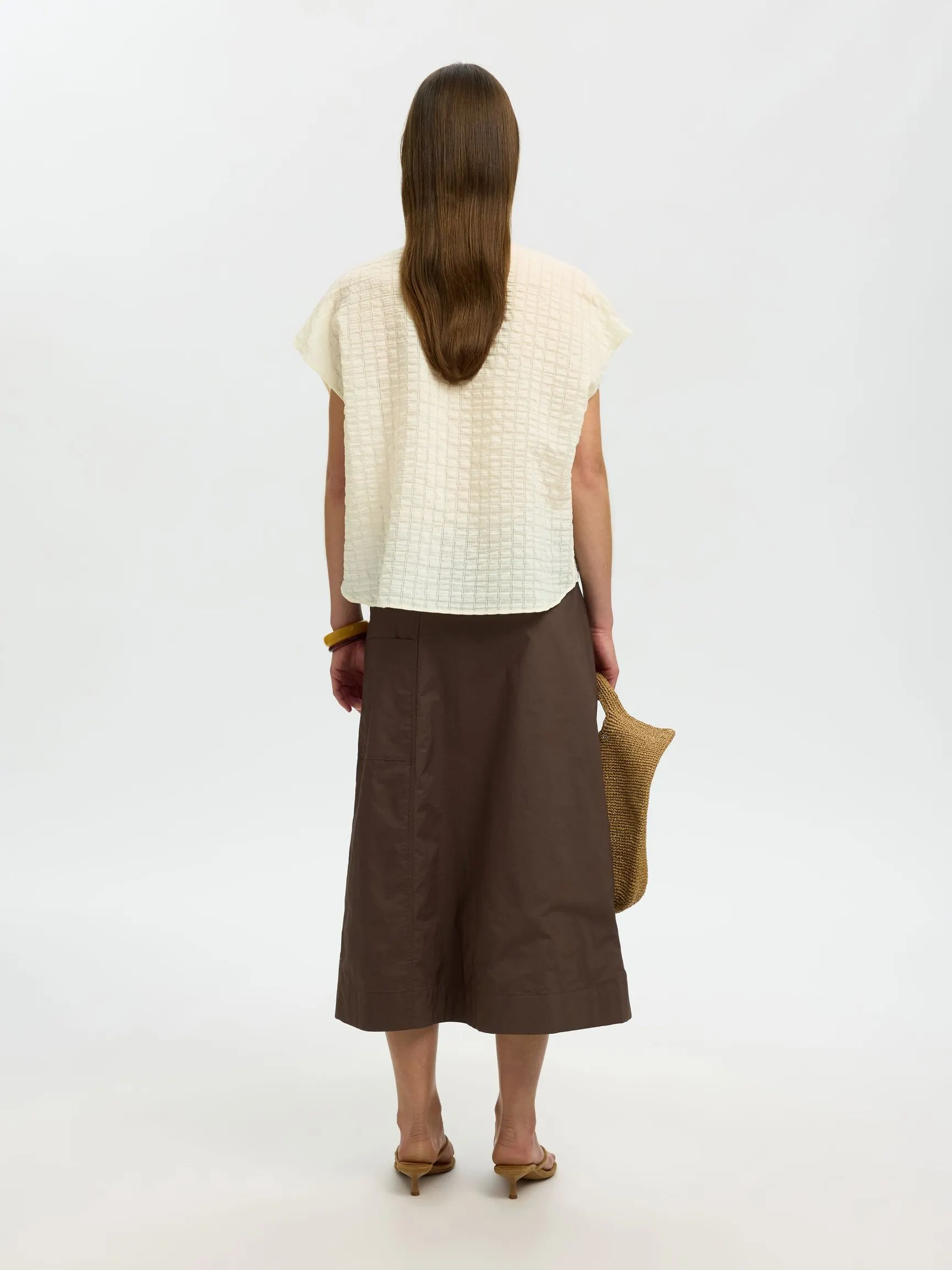 OVERSIZED KORTERMET SKJORTE