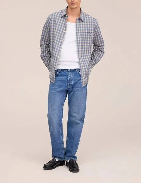 Deon 5465 Shirt Blue Check