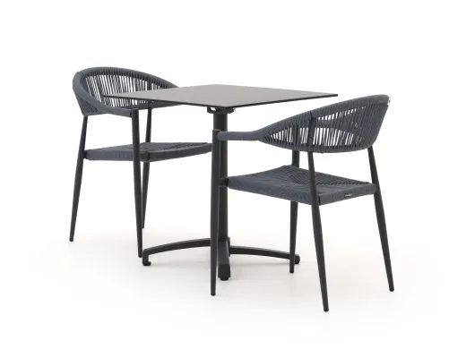 Manifesto Belpasso/Canzo 70cm dining tuinset 3-delig inklapbaar stapelbaar