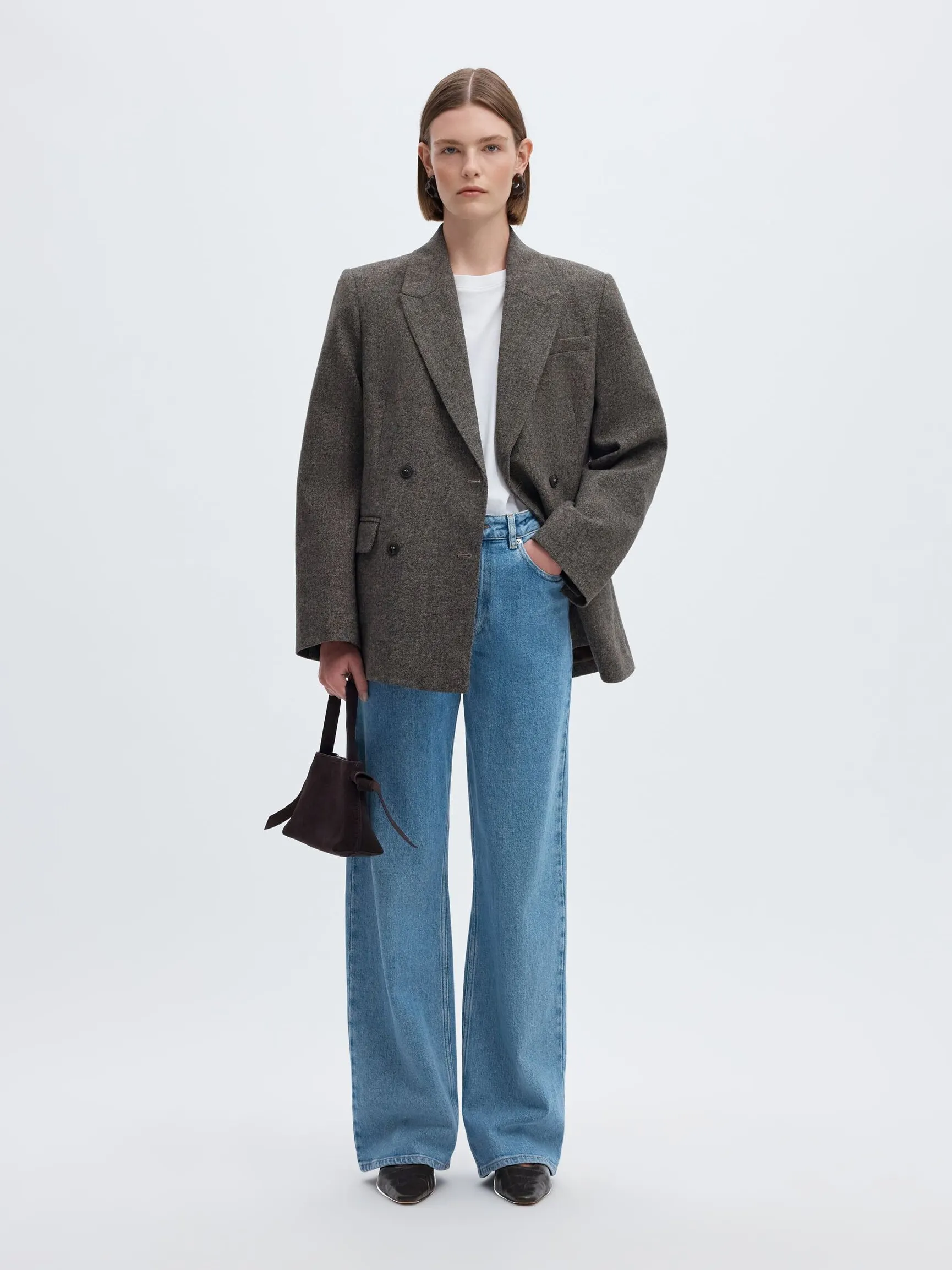 HIGH WAISTED JEANS MED VID PASSFORM
