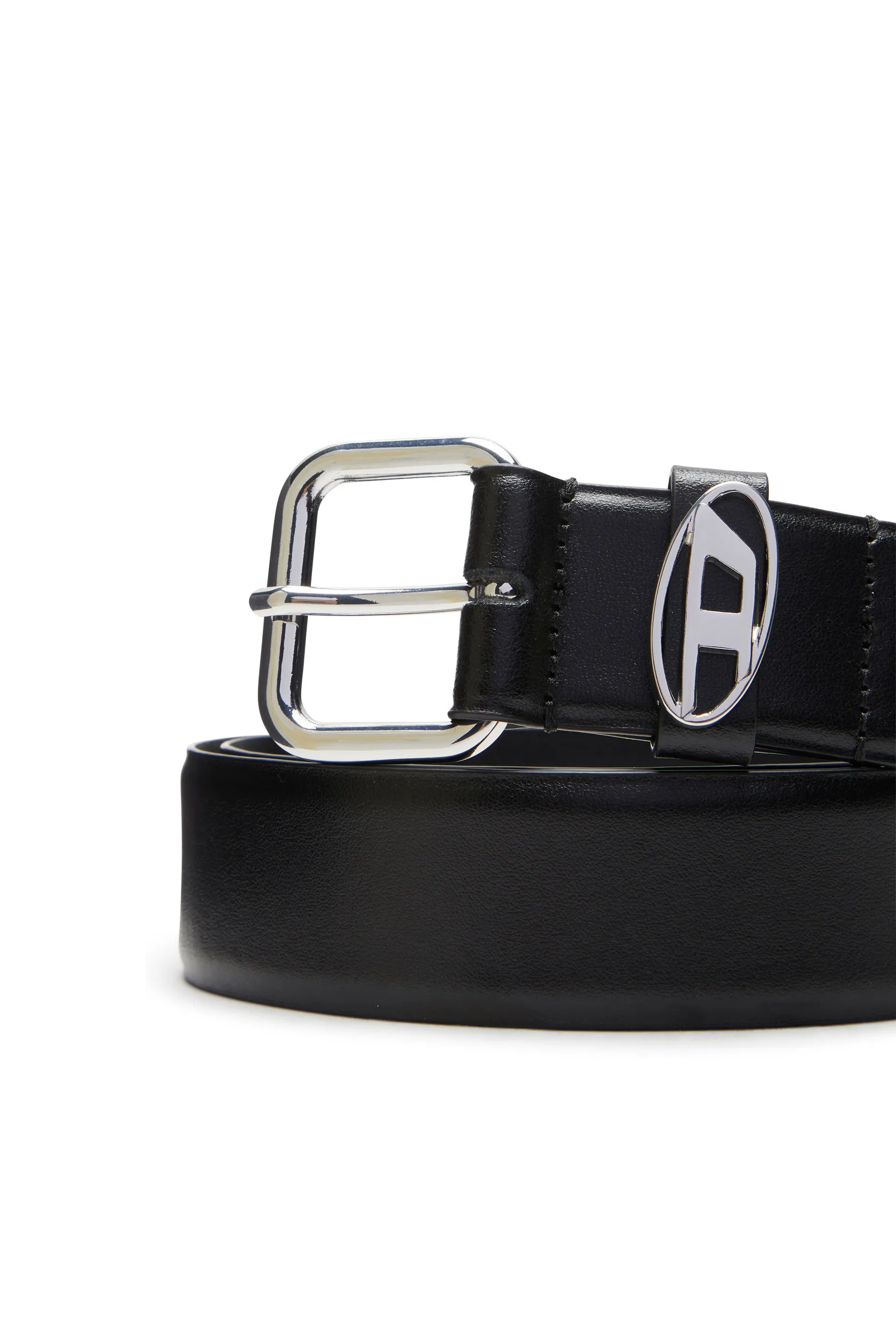 3.9cm logo-plaque embellished leather belt