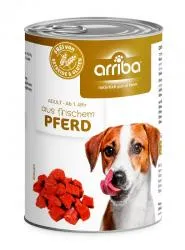 arriba mit Pferd für Hunde 6 x 400 g