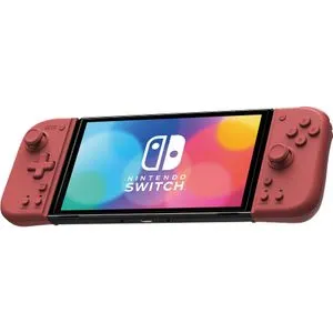 HORI Nintendo Switch Split Pad Compact NSW 398U Ergonomic Controller para Nintendo Switch Modo Portatil Rojo Albaricoque