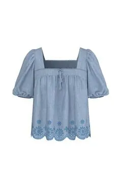 Blusa de manga corta