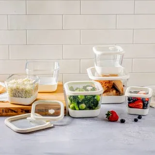 Trudeau 12-piece Glass Airtight Food Containers