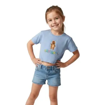 Playera Fantastic Niña Estampado Frontal Capybaby