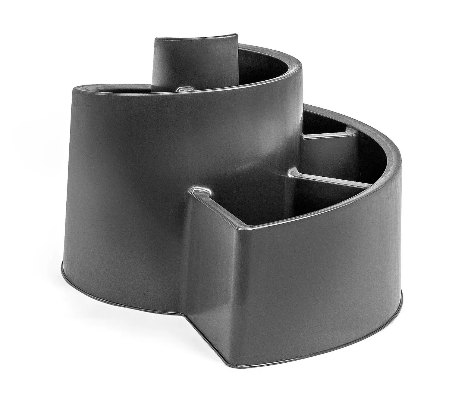 Kubus Pflanztopf Schnecke 52x43x34cm Anthrazit