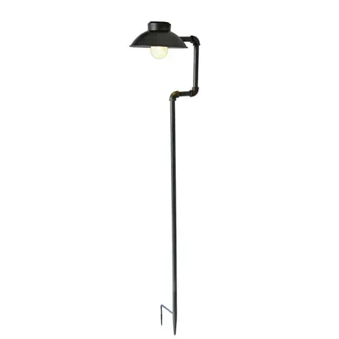 Solar-Leuchte JOSEPHINE - antik-schwarz - 153,5 cm hoch