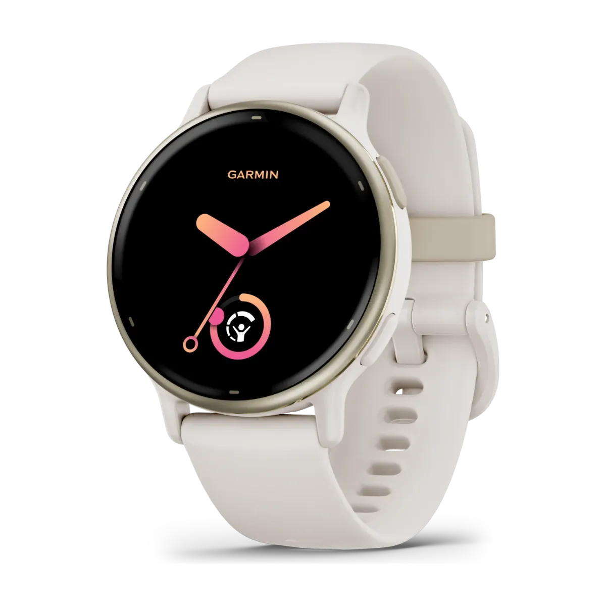 Garmin Vivoactive 5 smartklokke, cream, gold Ivory AMOLED