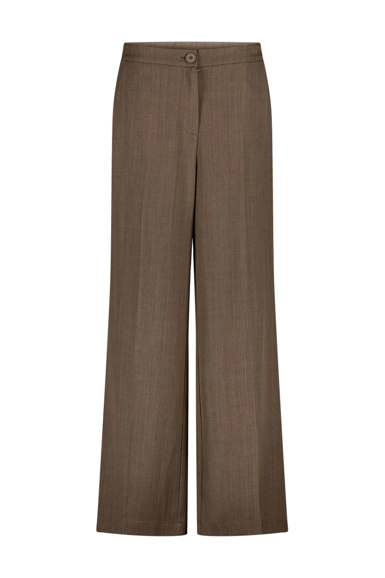 Wide fit broek | Khaki
