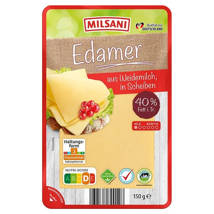MILSANI Käsescheiben 150 g, Edamer