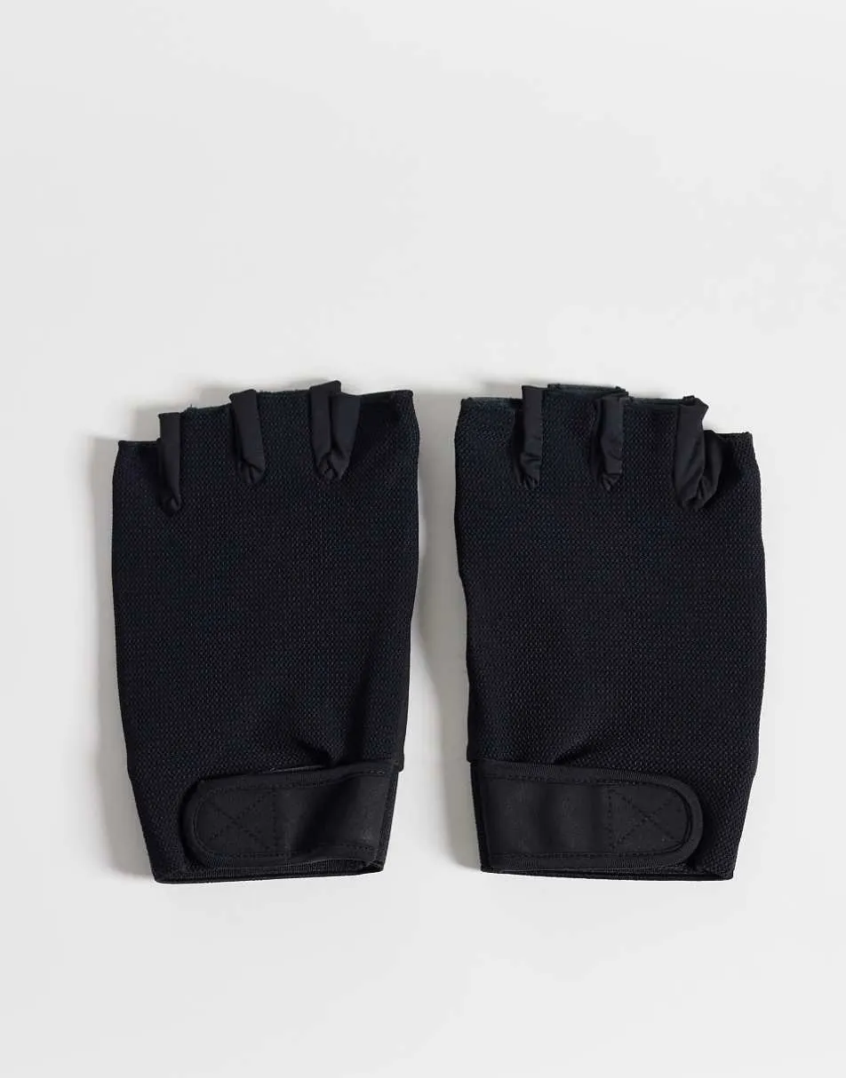 4505 active fingerless train gloves in black