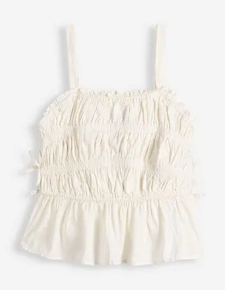 Blusa - Fiocco applicato - Bianco sporco