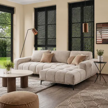 Hoeksalon NUVOLA Longchair Links B292