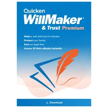 Quicken WillMaker & Trust Premium, PC or Mac - eDelivery