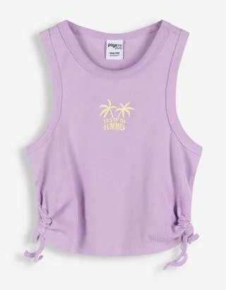 Top - Intagli - Rosa chiaro